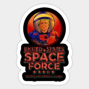 Space Force Design - USA United States #SpaceForce Apparel Sticker
